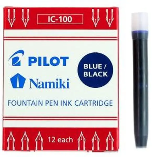Pilot Blue-Black Fountain Pen Ink Cartridge Set, Compatible with Pilot Writing Instruments