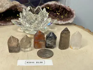 Scenic (Garden or Lodolite) Quartz Tower (point) Sets
