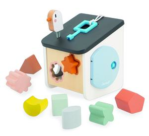 Janod SWEET COCOON - BIRD HOUSE SHAPE SORTER for 18 Month Olds