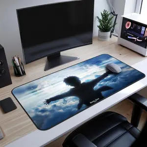 Eren Mouse Pad, Eren Freedom Desk Mat, Attack on Titan Gaming, Eren Yeager Accessory, Freedom Fan Art, Kawaii Office Decor, Attack on Titan