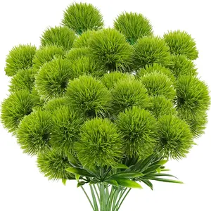 10pcs Dandelion Artificial Flowers for Spring Decoration Fake Plant Bouquets Plastic Flowers, Plastic Faux Flowers, Suitable for Home Interior Decoration, Wedding Decoration, Vase Filling, Valentine'S Day, Mother'S Day