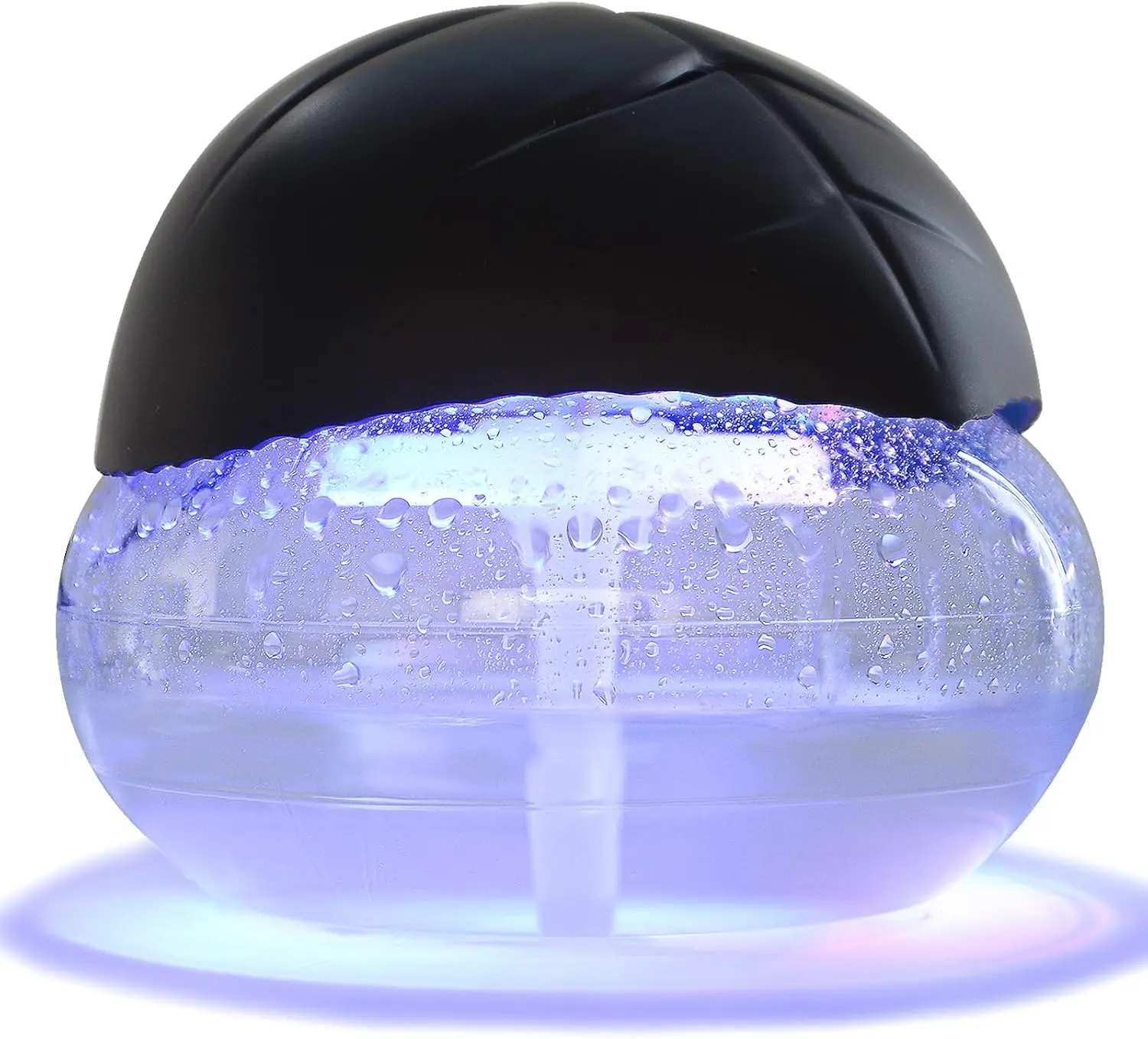 Air Purifier- Water Air Revitalizer, Air Washer, Air Freshener, Room Aromatizer, Aroma and Essential Oil Diffuser with 7 Color adjustable LED Lights- For Smoke and Pets