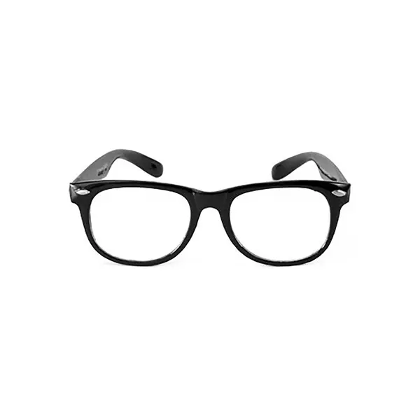 Vintage Wide Black Rim Dark Non-Prescription Eyewear Frames, Dark Non-Prescription Glasses