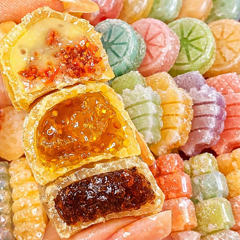 Edible Crystal Candy Set – Natural mix Fruit Fruity Flavors  Sugar ,  amber Candy Treat, Vegan & Gluten-Free, Gift Giving Party gummies Assorted  Snack