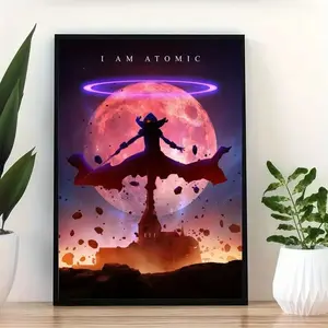 Eminence in Shadow Cid - I Am Atomic" Movie Anime Poster, Film Gift Idea for Him, Unframed Wall Art, Home Decor Aesthetic Design Decoration