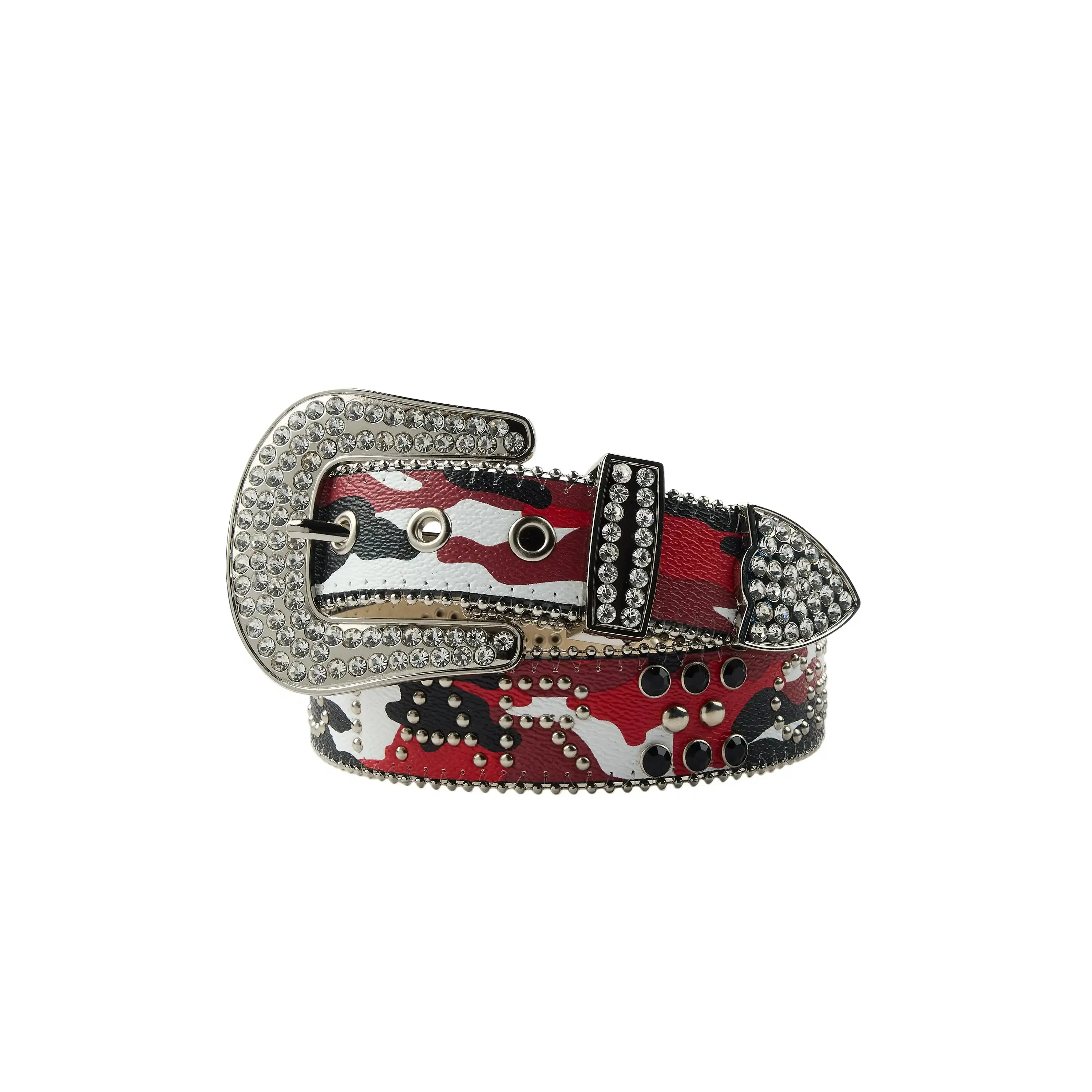 Boys Vallero Black Rockstar Logo Belt