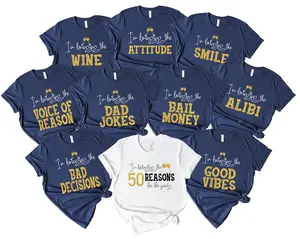 I'm Bringing the 50 Reasons Party Shirt, 50th Birthday Shirt, Birthday Party Group Shirt, Custom Birthday Group Party Shirt
