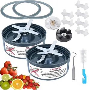 Nutribullet Replacement Blade with Silicone Gasket, Compatible with 600w & 900w Pro Series Blenders, Durable Kitchen Accessory