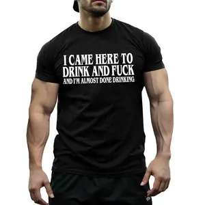 Funny Drinking Meme Tshirt for Party Ironic Y2K Parody Tee Casual Night Out Outfit Gift for Friends