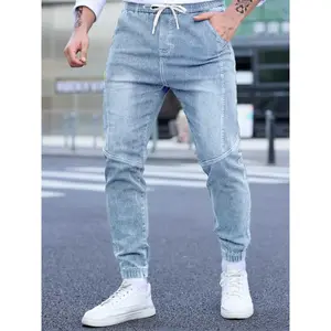 Men's Spring Summer Thin Denim Cargo Pocket Pants, New Arrival 2026 Casual Streetwear Workwear Jogger Jeans, Comfortable Men's Fashion BottomsGift