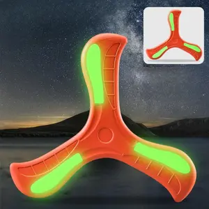 Windproof Anti-Drop Glow-In-The-Dark Clover-Shaped Dart, Beginner-Friendly Outdoor Sports, Cool Flying Equipment, Family Friendly