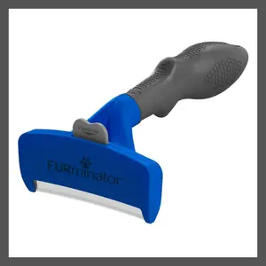 Furminator Long Hair Deshedding Tool for Dogs, Deshedding Brush, Shedding Grooming Brush - Size L