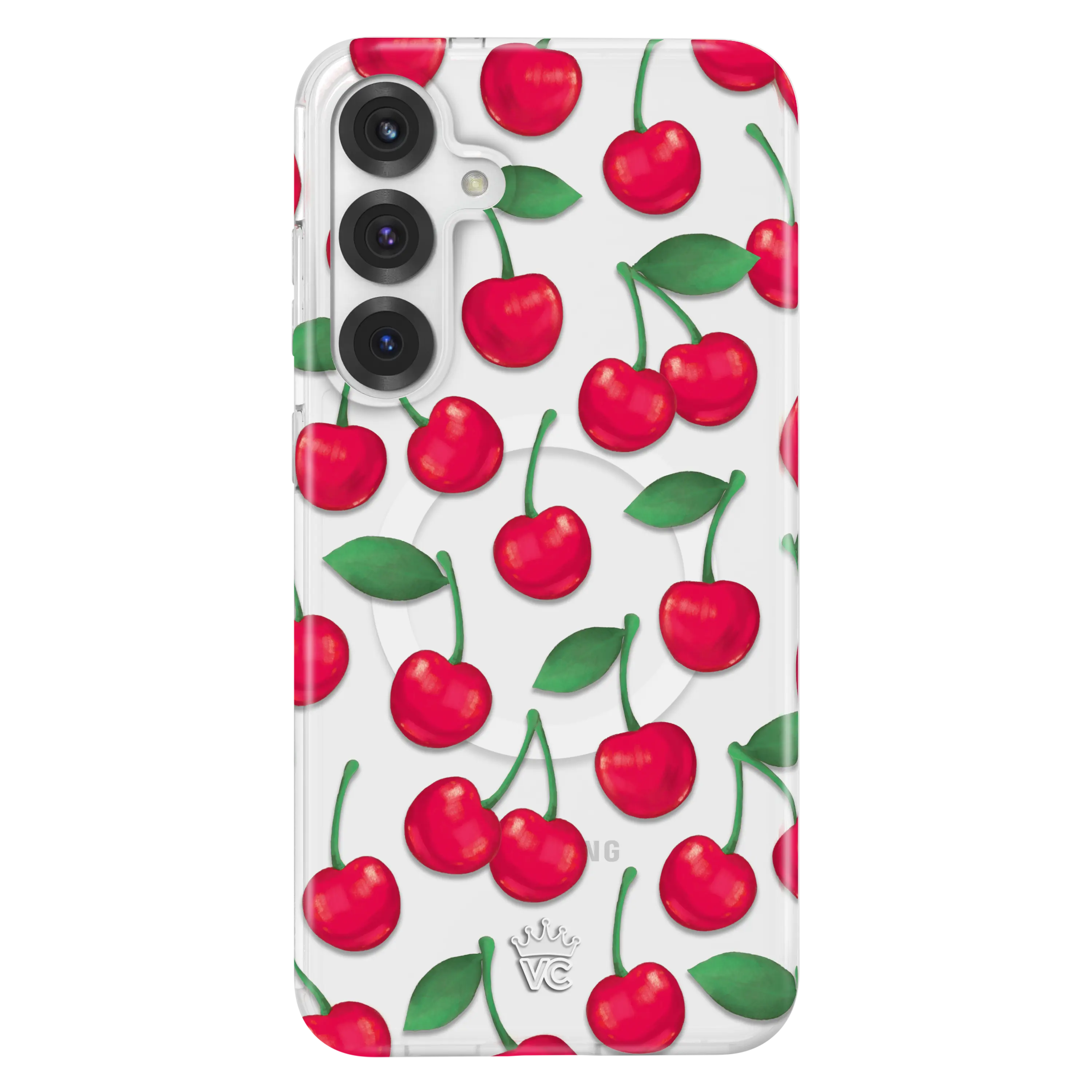 Very Cherry Protective Samsung Casing - Smartphone, Cellphone Accessory Cover for Samsung Devices, Accessories