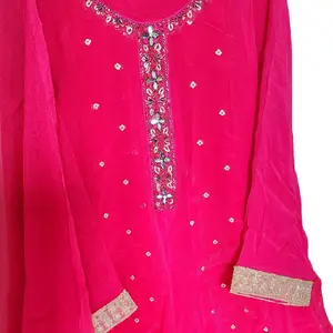Hot Pink Anarkali!