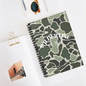 Camouflage Spiral Notebook - Stylish Journal for Students, Gift for Writers, Camo Design, Eco-Friendly, School Supplies, Note-taking