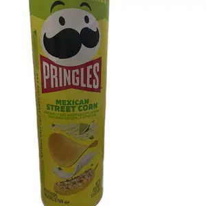 Pringles Mexican Street Corn Flavored Snack, Bursting with Flavor, Natural and Artificial Cornsavor