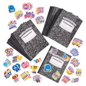 274 Pc. Composition Book & Stickers Kit for 24