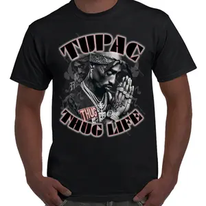 Tupac Thug Life T-shirt, Heavy Cotton Unisex T-Shirt Casual Classic