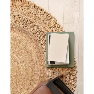 Natural Braided Jute Rug Natural Braided Jute Rug