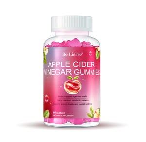 Re Lierre Sugar free Apple Cider Vinegar Gummies with Vitamin B12 Vegan Plant Based Non-GMO Gluten-Free Gelatin-Free Grapefruit Flavor 60 Gummies