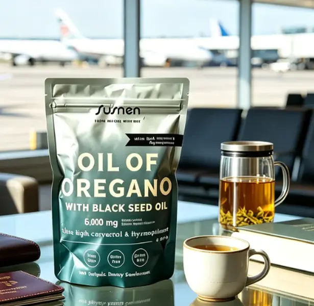 SUSNEN Oregano Oil Softgels 300mg 20:1 Extract with Extra Virgin Olive Oil, Standardized to 165mg Carvacrol, Herbal Supplement for Immune & Digestive Support