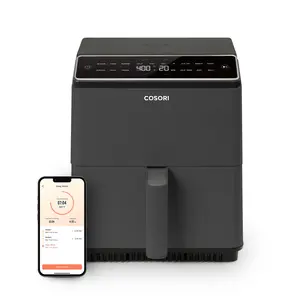 COSORI Dual Blaze 6.8qt Ceramic Coating Smart Air Fryer - Dark Gray