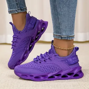 Breathable WomeN'S Blade Sneakers - Lightweight Non-Slip Sport Shoes For Running, Walking, And Training