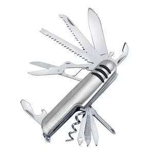 11-in-1 multi-function small fish-shaped portable Swiss Army knife stainless steel multi-purpose folding knife Portable Multipurpose Knives
