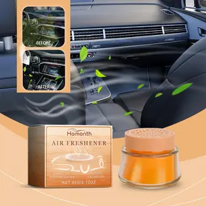 Long-Lasting Cologne Car Air Freshener - Solid Perfume for Odor Elimination & Fresh Scent Car Aromatherapy