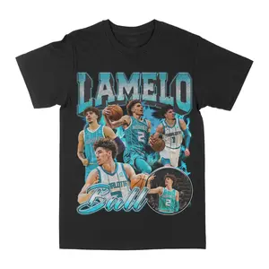 Lamelo Ball Graphic Tee, Unisex Cotton Shirt, Best Gift For Women And Men