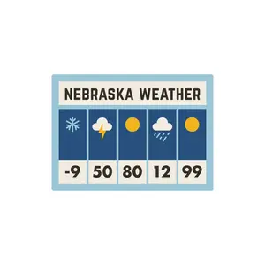 Nebraska Weather Magnet