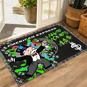 Playful Dollar Cartoon Carpet Vibrant Money Rug for Bedroom and Living Room Non-slip Floor Mat Decorative Sofa Doormat Rug house plush modern floor rug livingroom nursery home decor