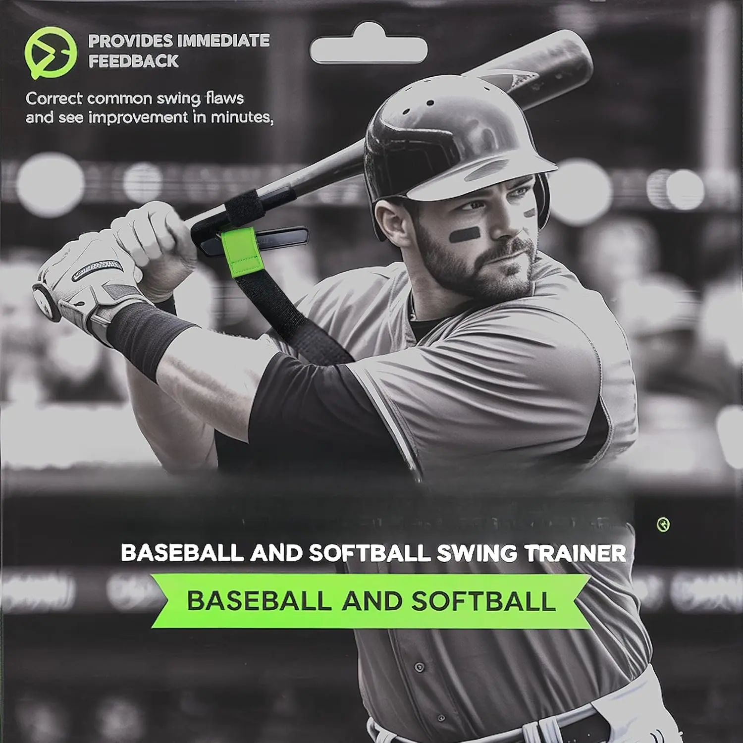 Baseball/Softball Hitting Trainer - Swing Trainer Aid for Batting & Hitting Practice - Baseball  Equipment to Improve Bat Speed, Swing Mechanics, Contact & Timing - For Ages 9 and Up
