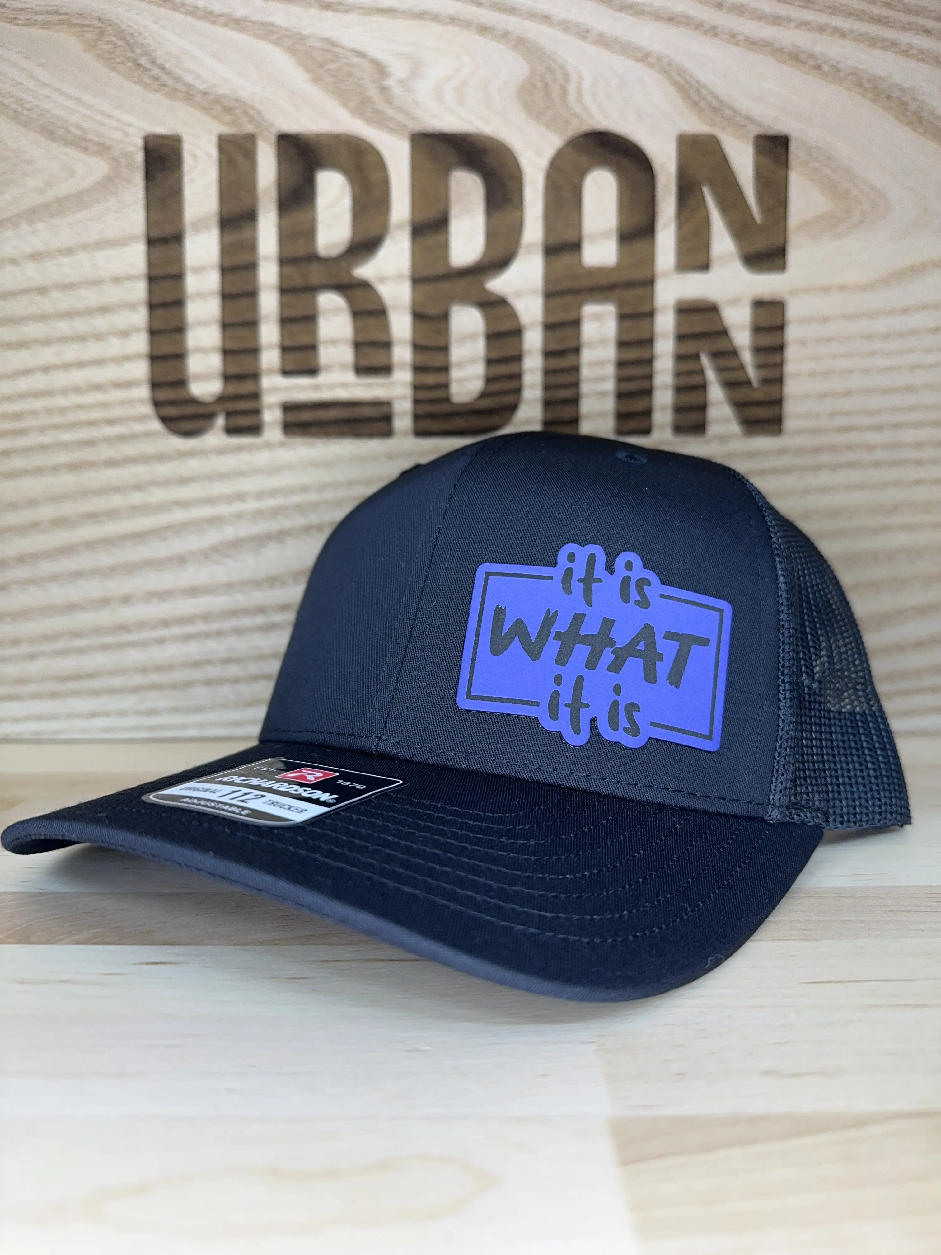 It Is What It Is Custom Leatherette Patch Trucker Style and Evolve Ponytail Hats trucker hat unique gift unisex hat FlexFit and Knit Beanie It Is What It Is Custom Leatherette Patch Trucker Style and Evolve Ponytail Hats trucker hat unique gift unisex hat FlexFit and Knit Beanie