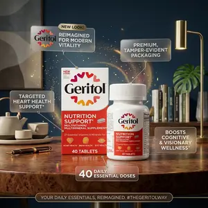 Multivitamin Supplement, Contains B-Vitamins, Antioxidants, Vitamins C, E & D and Iron, 26 Essential Vitamins and Minerals, Gluten-Free, Non-GMO, No Artificial Sweeteners, 40 Tablets