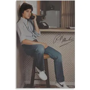 Ralph Macchio Actor Vintage Poster Art Poster Canvas Painting Decor Wall Print Photo Home Modern Decorative Posters Framed/Unframed 12x18inch(30x45cm)