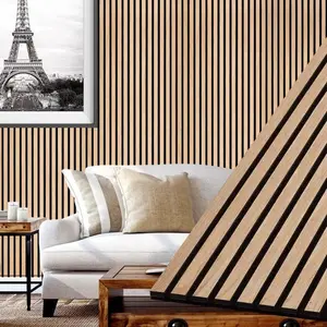Acoustic Soundproof Wall Panels - 3D Slat Wood Panels - Order Your Sample