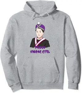 Hmong Miao Hmoob Girl Woman Princess Strong Sisters Pullover Hoodie - Griseldatu Shop 54B0CCF535V4