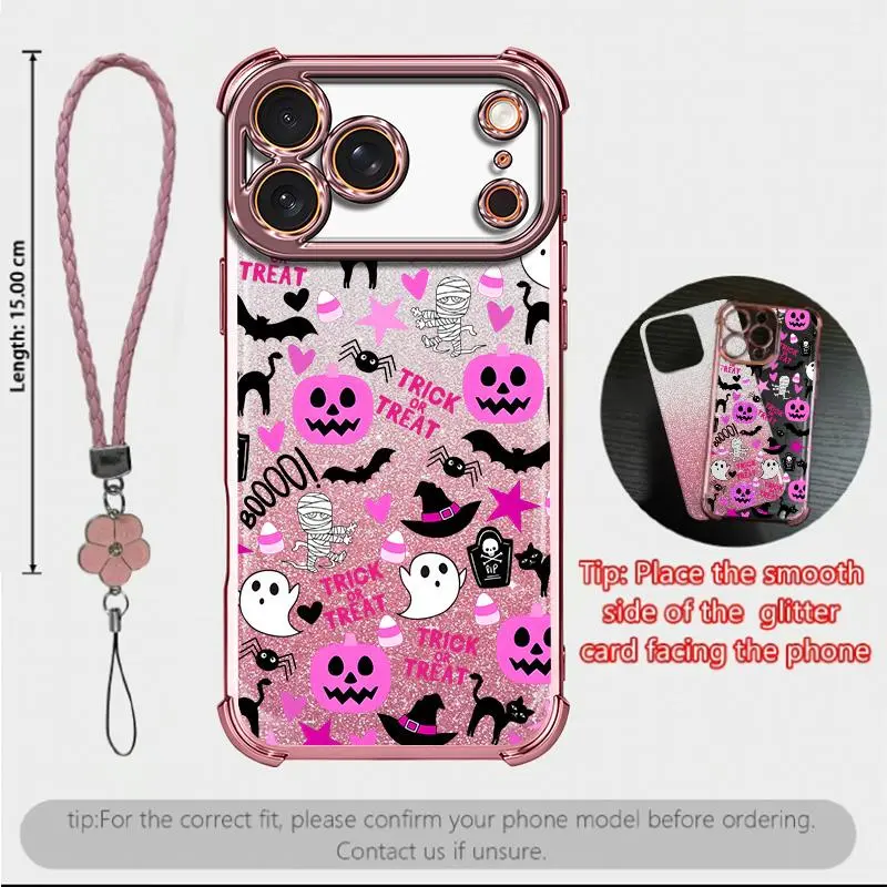 Cute Halloween Pumpkin Ghost Phone Case for iPhone 17 Pro Max Air,16 Plus,15,14,13,12,11,XR,XS Max & Samsung Galaxy S26,S25,S24,S23,S22, Transparent Soft Silicone Cover, 4-Corner Drop Protection, Non-Yellowing Shockproof Gift for Her Durable Cove 995