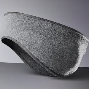 Fleece Ear Warmers for Men Women Kids – Winter Headband Ear Muffs, Stretch Thermal Ear Covers for Cold Weather, Sports Running Cycling Ski Accessories – 3 Pack (Black, Grey, Pink)