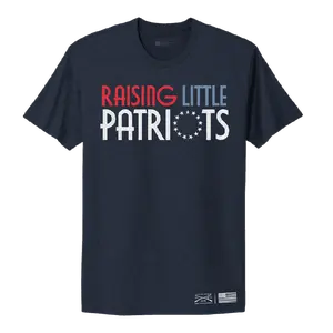 Women's Raising Little Patriots Boyfriend Fit T-Shirt - Midnight Navy