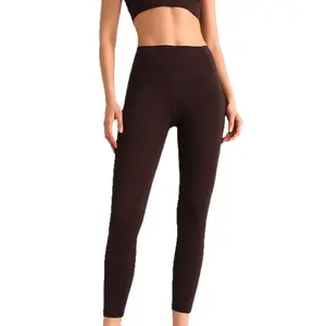 High waist  yoga pants sports outdoor fitness  pants women's side pocket hip lift tight  pants Seamless Butt Leggings oner active soft motion long