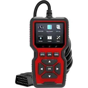 OBD2 Scanner Diagnostic Tool  Check Engine Light Code Reader with Reset, Live Data and Full OBD II Modes Compatible with Model Year 1996+  & Light