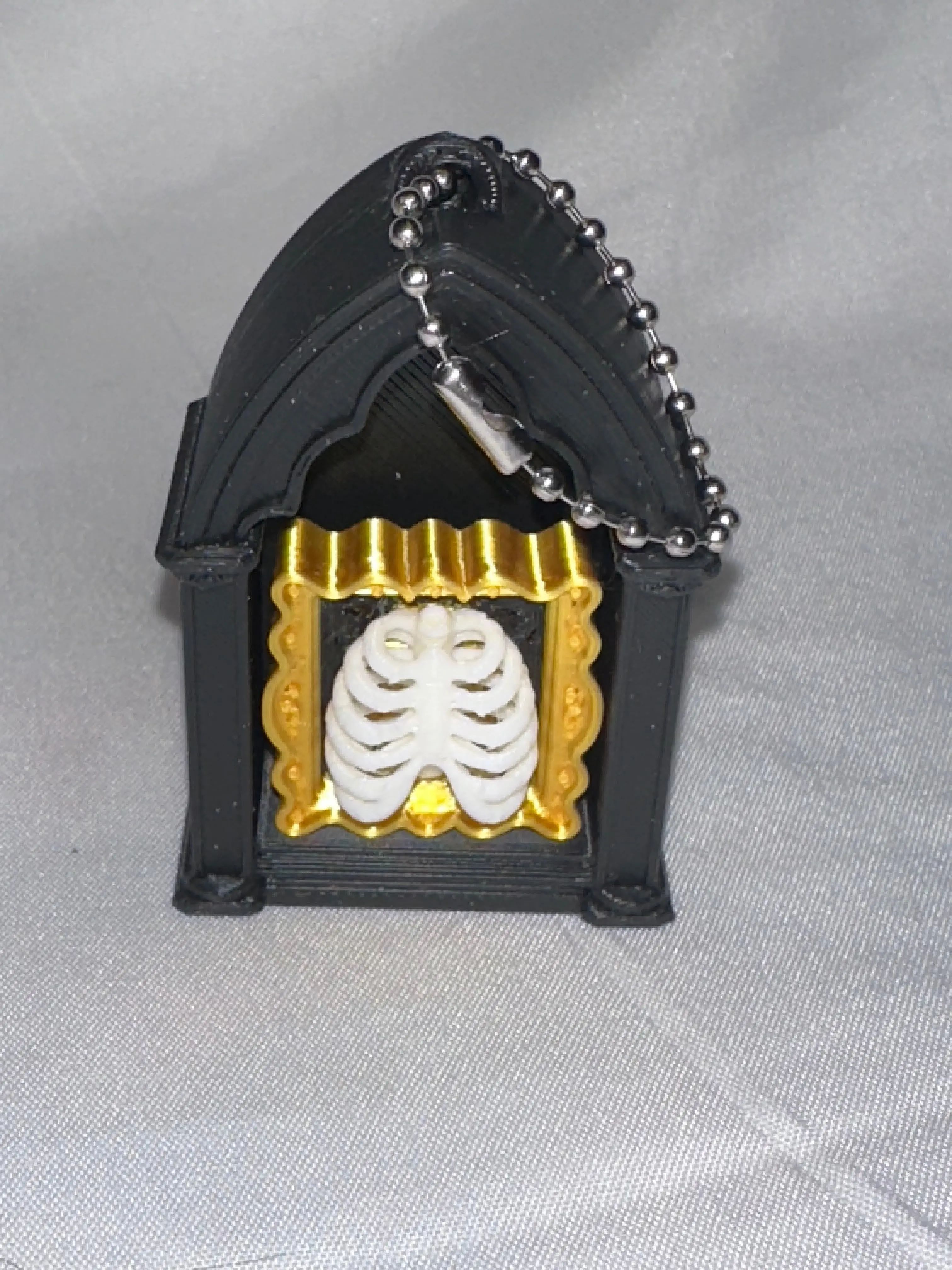 Mini Gothic Arch Bookshelf Clicker – Custom 3D Printed Fidget Toy (1 Shelf Item)