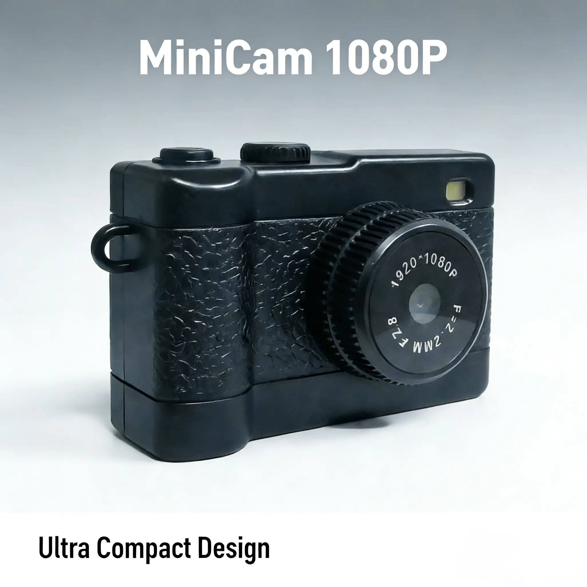 HD Vintage Countryside Mini Compact Design Camera 1080P, 1.44 Inch HD Screen, Long Lasting Battery, Includes 8GB TF Memory Card