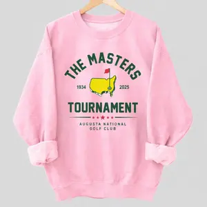 Masters Augusta National 2026 Golf Sweatshirt – Vintage Tournament Graphic Crewneck – Classic Golfcore Long Sleeve Shirt – Unisex Casual Cotton Pullover