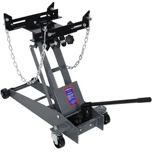 Hydraulic Transmission Service/Floor Jack Lift 1/2 Ton (1,000 lb) Capacity, Low Profile Roll-Under Floor Trolley, Automotive Shop Tool Hoist Lift Lifting Jack,Gray