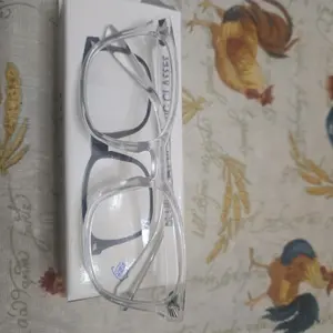 Simple Anti-Blue Light Eyeglasses for Women & Men, Square Frame Fashion Eyeglasses for Everyday Use Comfort