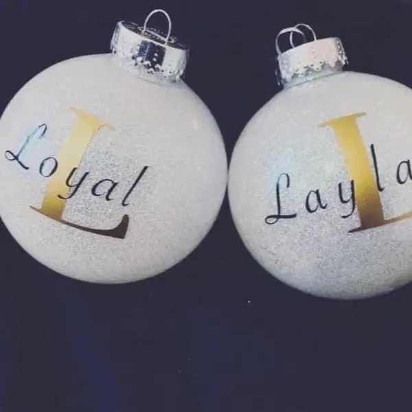 Customize Christmas ornament