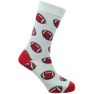 Footballs NFL Fan Bamboo Knit Socks